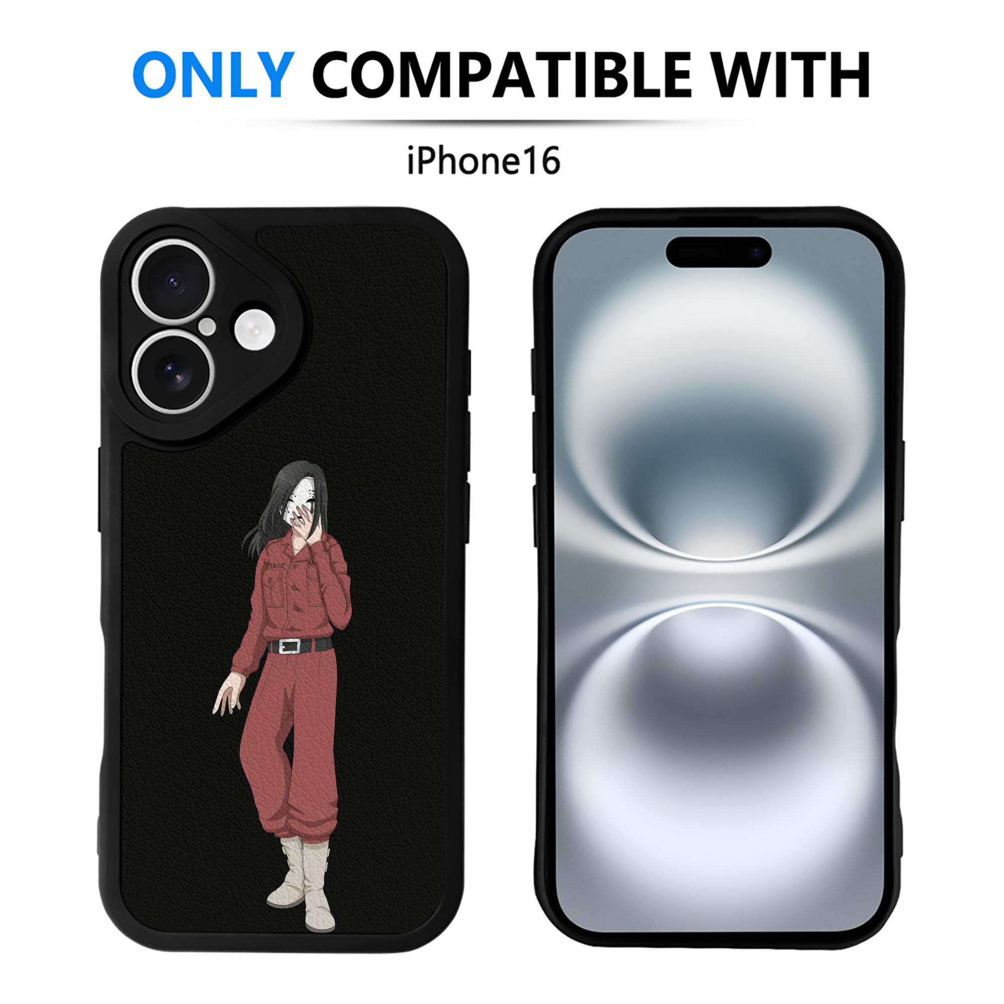 （画像用） 東京リベンジャーズ Tokyo Revengers 【iPhone 16シリーズ対応】シリコンスマホケース（レザー調） 材質：シリコン